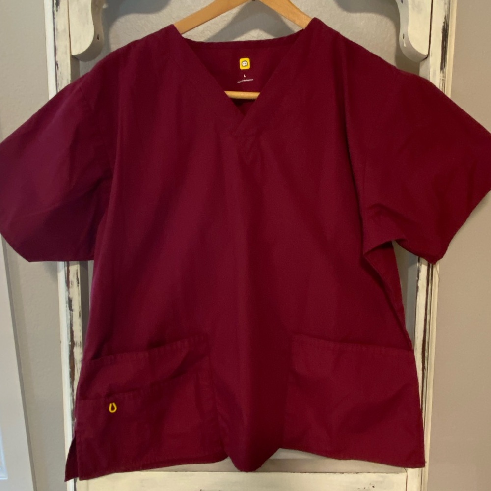 V Neck Scrub Top